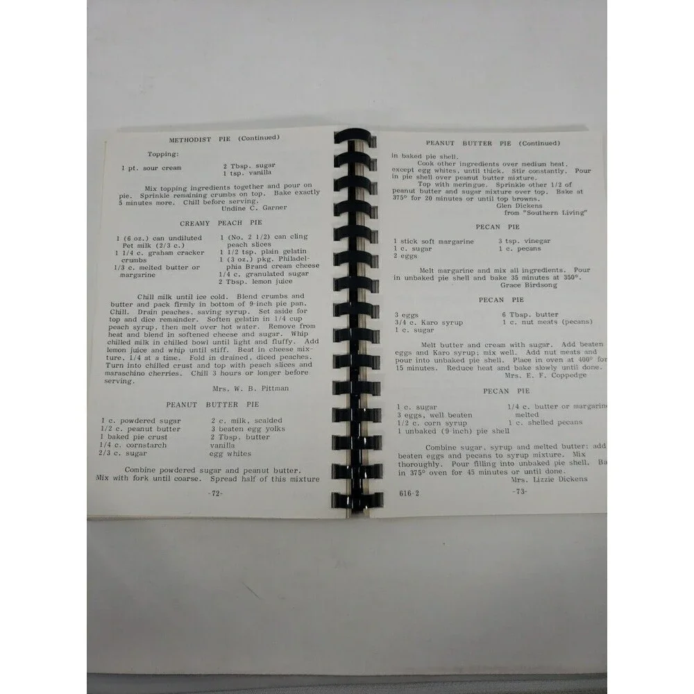 Community Favorites Cookbook 1982 Halifax United Methodist Women Constitution NC